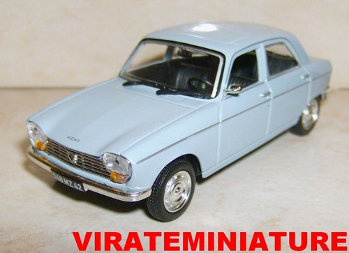 Peugeot 204 berline grise - peugeot,