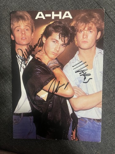 Carte postale chanteur groupe - postale,