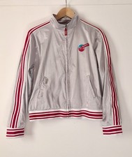 Veste Vintage Fila argent rayée rouge blanc T40/L