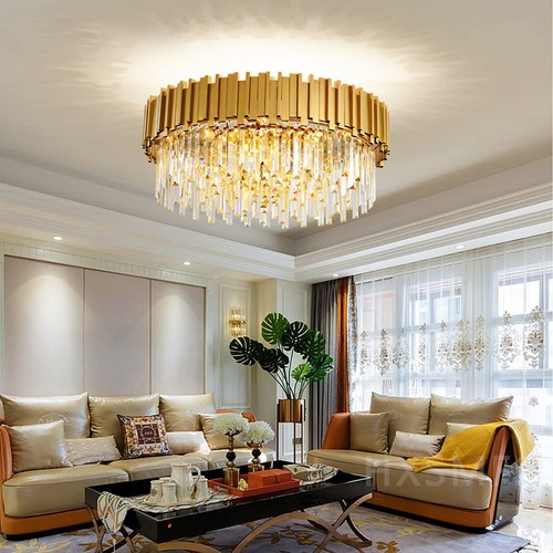 Lustre cristal moderne en - cristal,