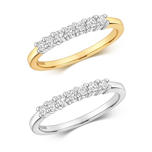 Bague femme semi pavée - bague, or