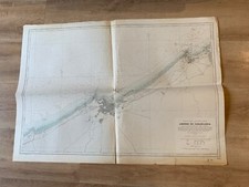 Carte marine ancienne Abords