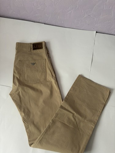 Pantalon regular beige - pantalon, armani