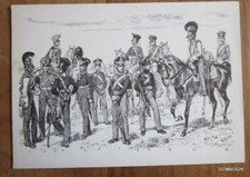 PLANCHE UNIFORME KNÖTEL / PRUSSE - ARMEE PRUSSIENNE DE 1820-1846