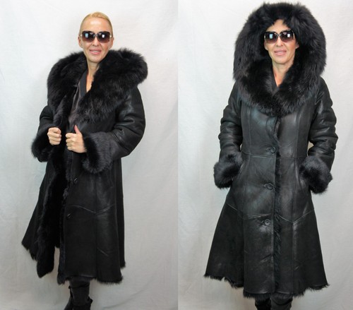 Manteau long cuir - long,