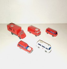 WIKING HO 5 VEHICULES POMPIERS