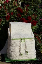 Crochet Women's Backpack In
