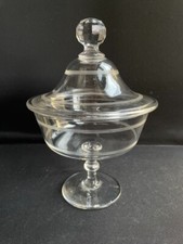Compotier Baccarat gravure
