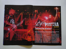 Slayer Pantera Anselmo Kerry King Dimebag Wasp Blackie Lawless clippings France