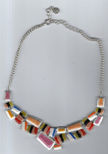 Superbe collier Ikita : pavés