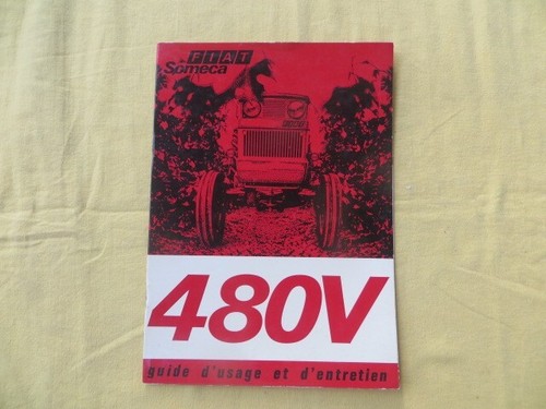 Tracteur fiat someca 480 - v,