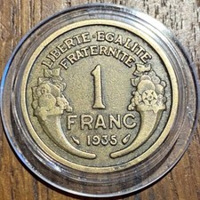 PIECE 1 FRANCS MORLON 1935