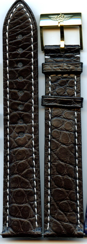 Noir véritable alligator - véritable,