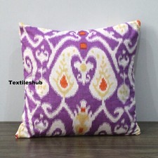 Indien Violet Ikat Coton