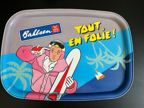 Plateau publicitaire vintage