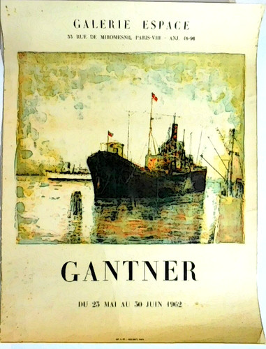 Affiche lithographie bernard - lithographie,