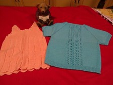 lot =vintage tricoté main