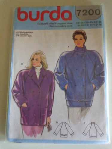 Patron burda 7200 pattern mode - patron,