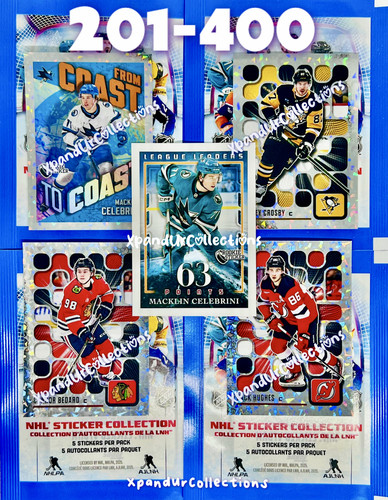 2025 topps nhl stickers - 2025-26,
