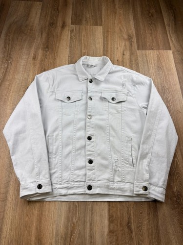 Veste jean blanche - jean,