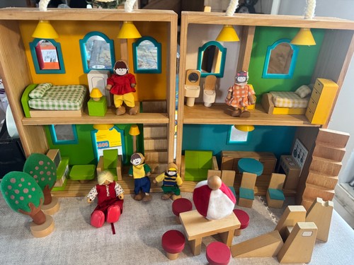 Maison poupée bois - en, avec