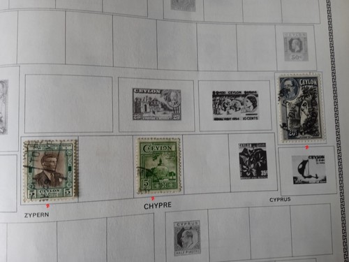 Lot timbres ceylan - lot, de
