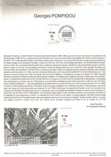 Document Philatélique 1er Jour Georges POMPIDOU 1994 N°YT 2875