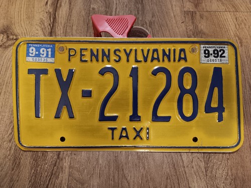 Pennsylvania license plate - plate,