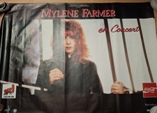 MYLENE FARMER - Affiche concert 1989 originale  COLLECTOR  120x160 