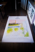 PARIS BEST WISH 2023 ✯ BY SEMPE French Bus Shelter Vintage Original Poster