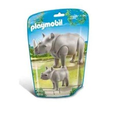 Ref.6638 RHINOCEROS ET SON PETIT - Wild Life
