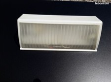 APPLIQUE HOLOPHANE PRISMOPAL VERRE DESIGN INDUSTRIEL 50 60 VINTAGE