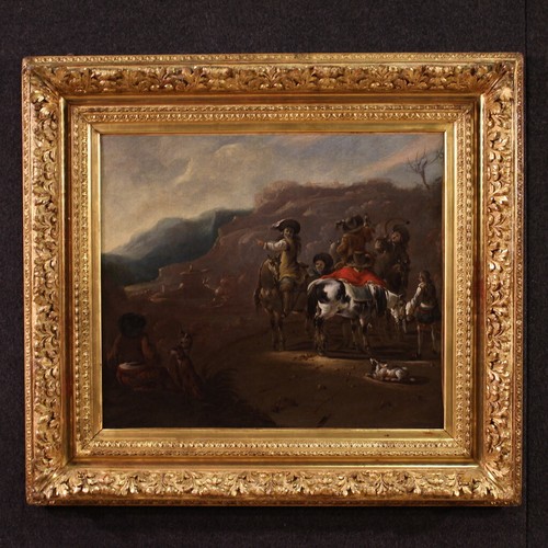 Tableau ancien flamand huile