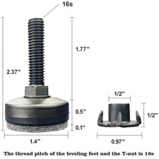Adjustable Furniture Levelers
