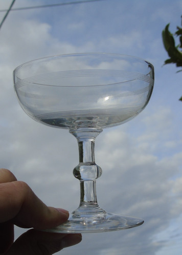 Coupe champagne cristal - à,