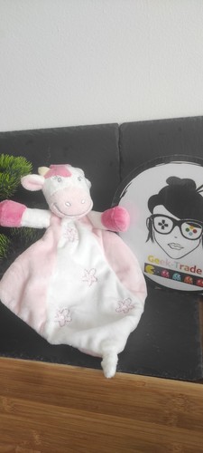Doudou vache rose - vache, fleur