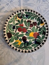 Assiette Villeroy & Boch Acapulco vintage décor fruits et feuillage