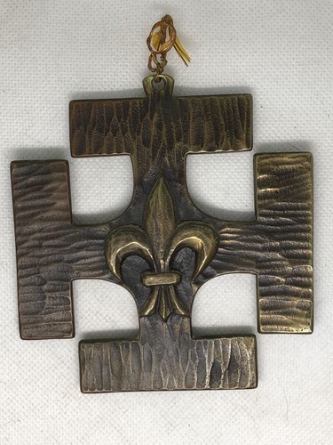 Croix scouts bronze - de, en
