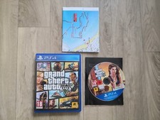 Jeu PS4 Grand Theft Auto V  Gta 5 PS4 Complet + Carte 
