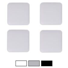 Lot de 4 coussins d'assise carrés en tissu pour chaises de salle à manger