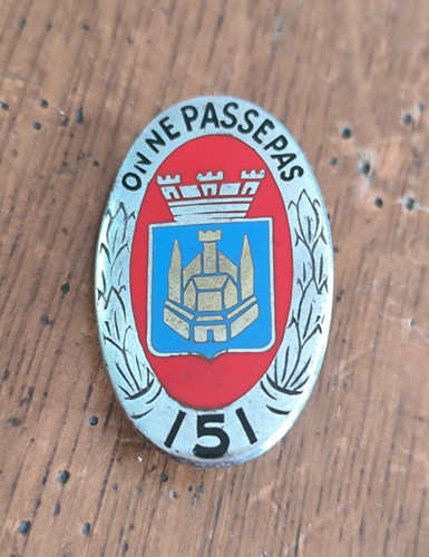 Insigne 151 régiment - ri,