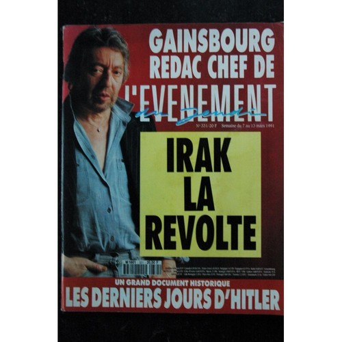 Evenement jeudi 331 - jeudi, 1991