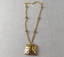 Ancien collier avec pendentif, Estelle Bijoux Paris, vintage