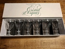 6 verres a vin rouge cristal d