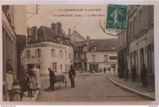 Villenauxe la Grande (Aube) - Le Pont Neuf - Engrais H. Nardeau Meubles H. Marie