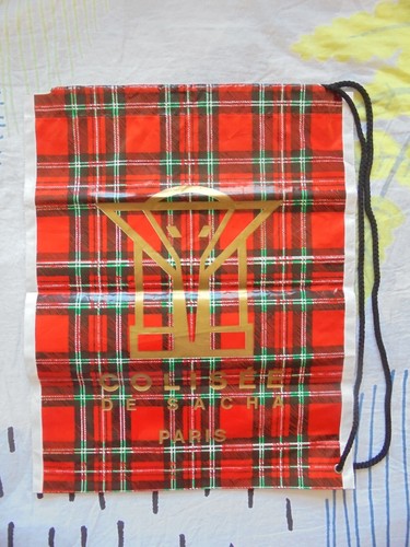 Vintage sac plastique porté