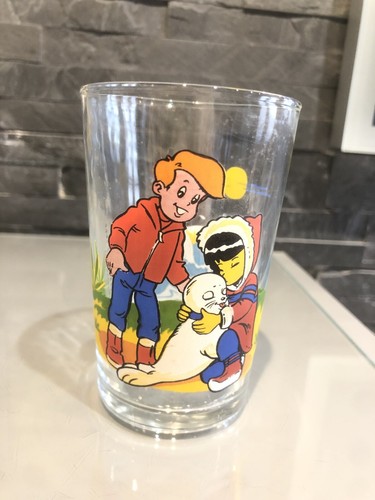 Verre moutarde ancien - verre, à