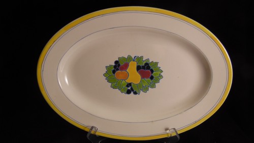 Plat ovale faience boch - plat,