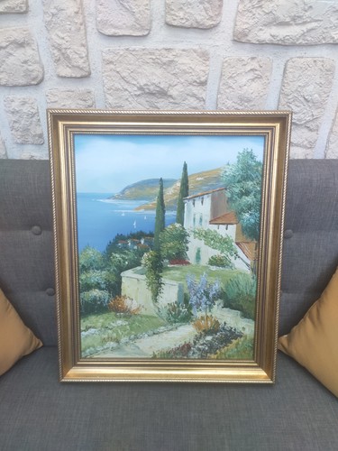 Tableau ancien huile - tableau, sur