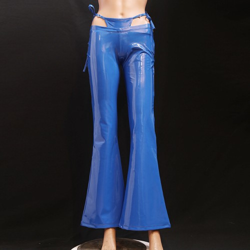 Femme slim faux latex pantalon - femme,